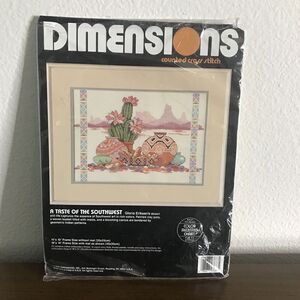 Dimensions Counted Cross Stitch Kit A Taste Of The Southwest 3687 Complete VTG